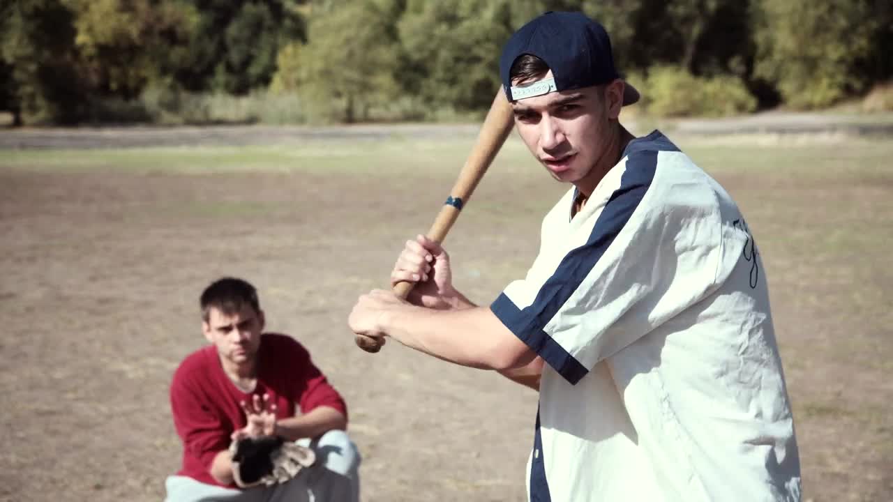 Stock Video Batter In Front Of The Catcher In A Baseball Game Live Wallpaper For PC