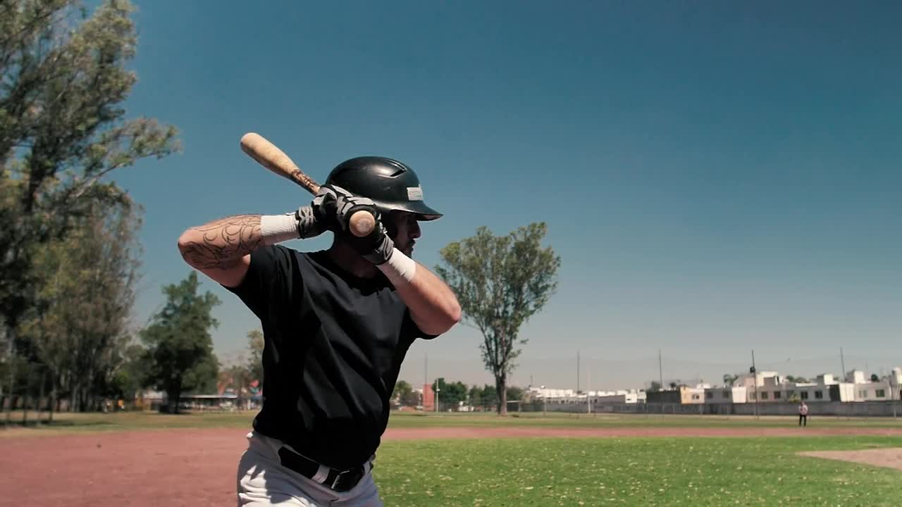 Stock Video Batter Hits A Baseball Live Wallpaper For PC