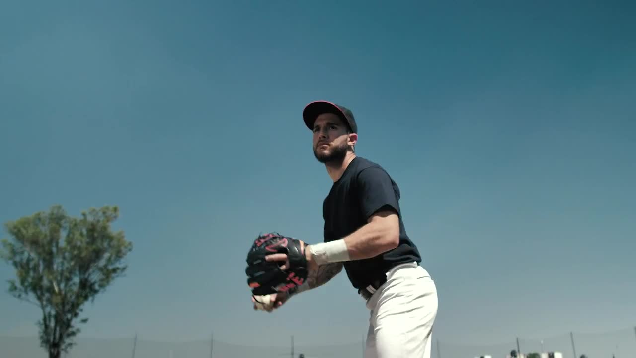 Stock Video Baseball Player Pitching The Ball Live Wallpaper For PC
