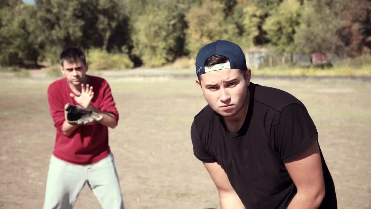 Stock Video Baseball Batter In Front Of The Catcher Live Wallpaper For PC