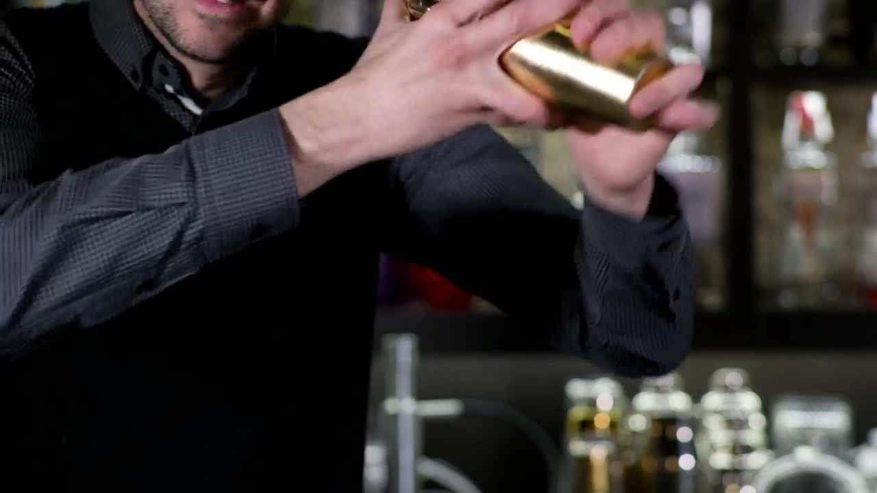 Stock Video Barista Waving A Cocktail Shaker Live Wallpaper For PC