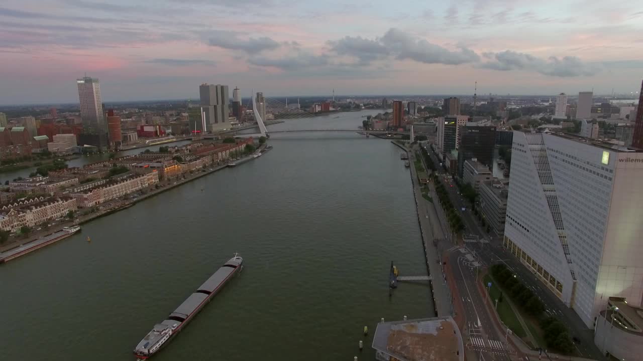 Stock Video Barge Heading Down River Live Wallpaper For PC