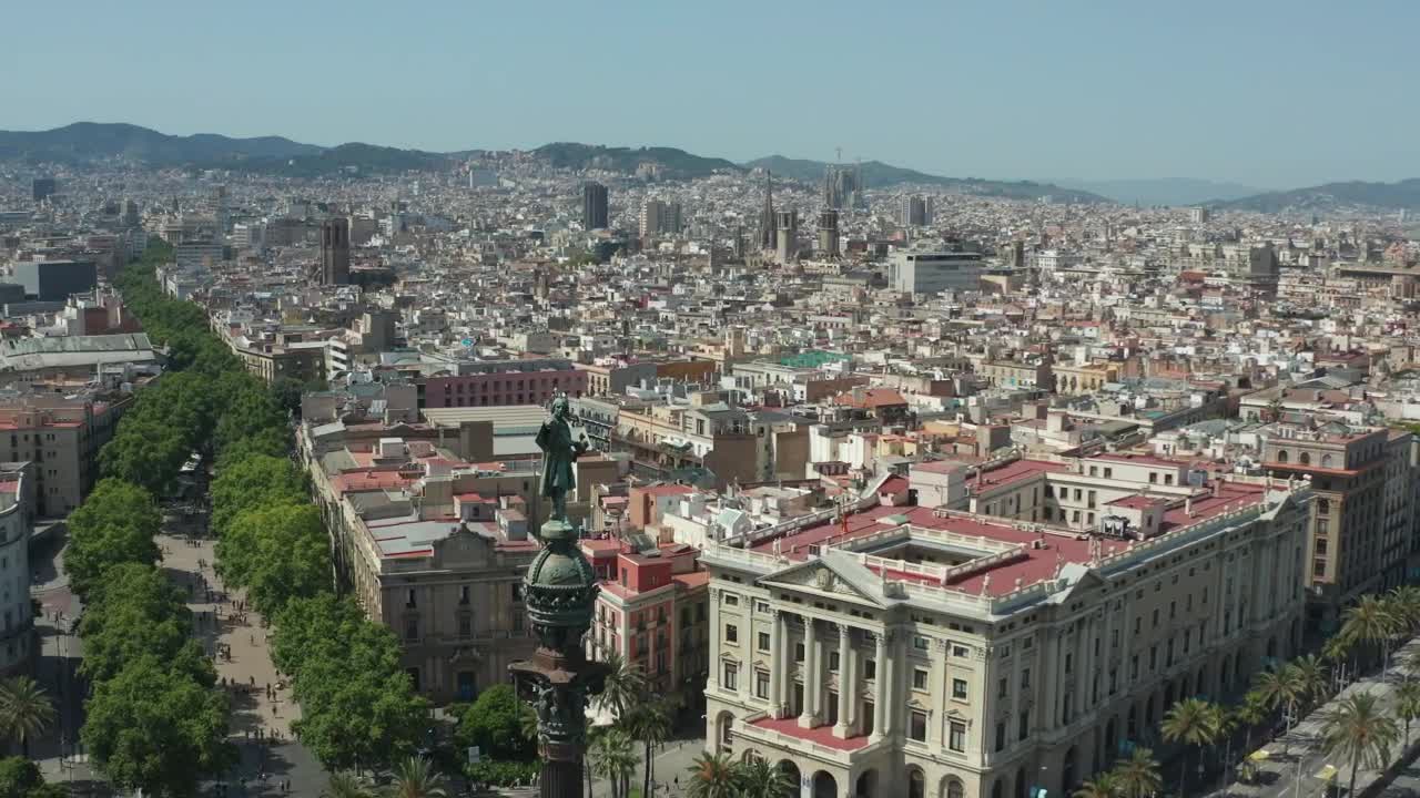 Stock Video Barcelona City From Above Live Wallpaper For PC