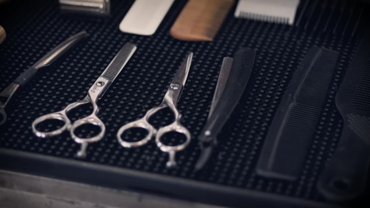 Stock Video Barber Equipment Live Wallpaper For PC