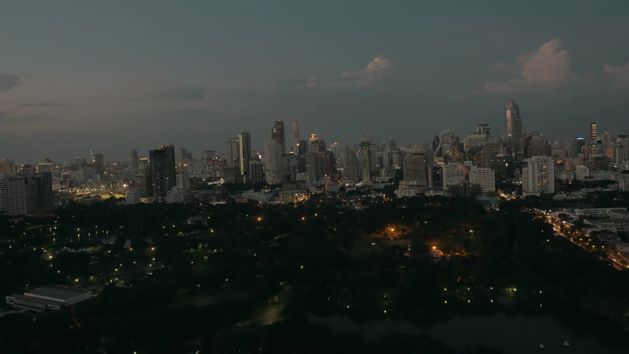 Stock Video Bangkok Skyline At Dusk Live Wallpaper For PC