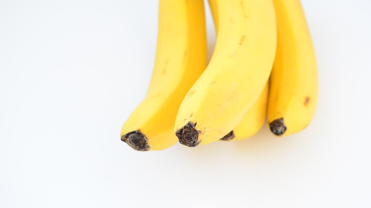 Stock Video Bananas Rotating On A White Background Live Wallpaper For PC