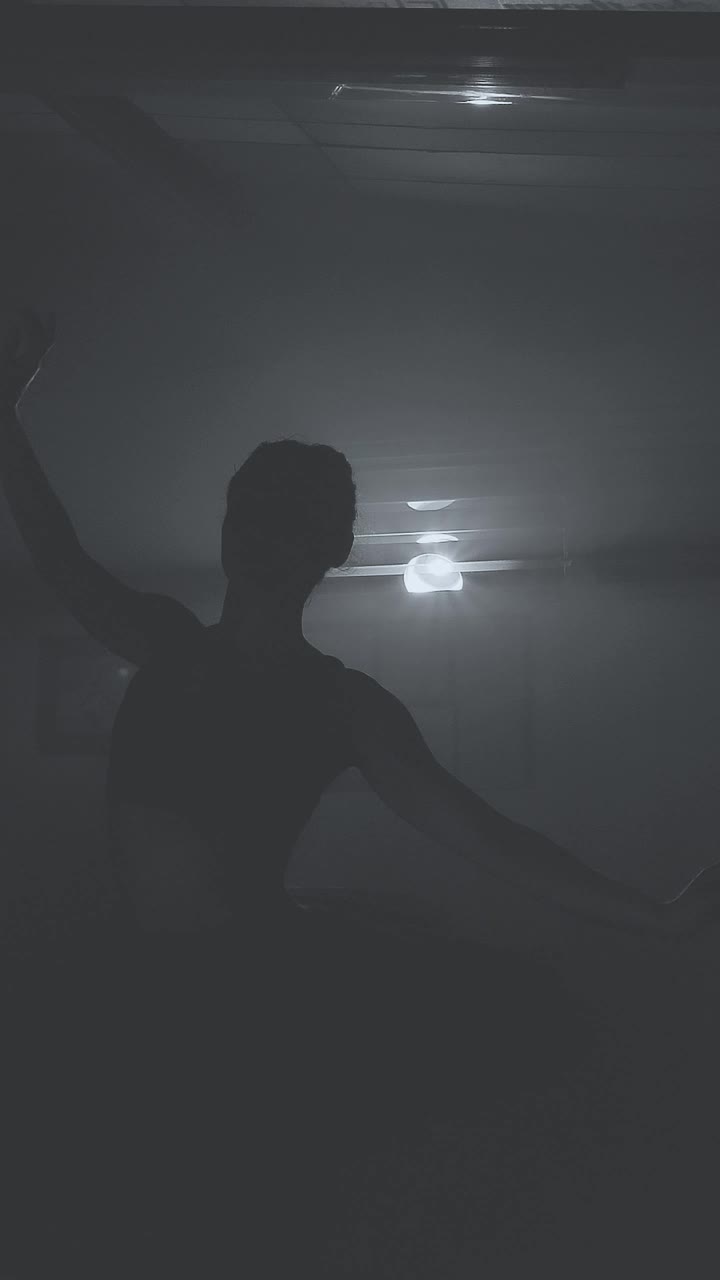 Stock Video Ballet Dancer In The Dark Live Wallpaper For PC