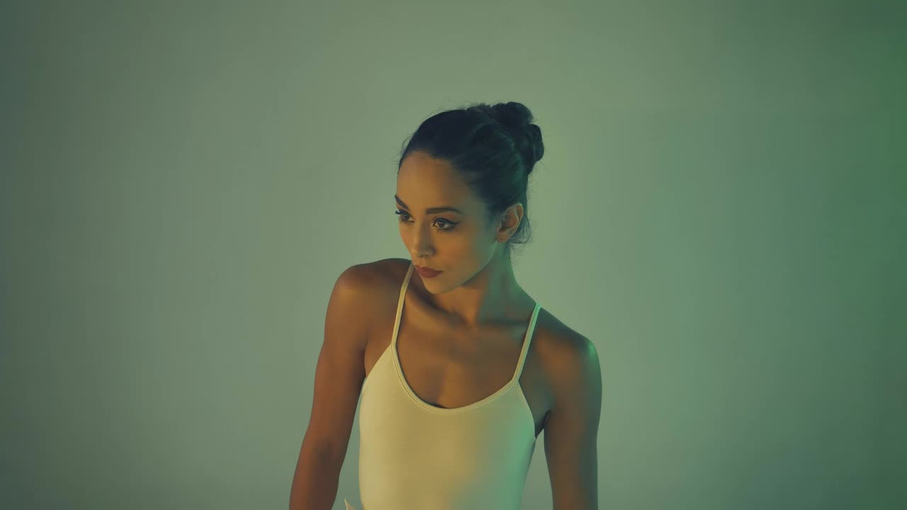 Stock Video Ballet Dancer Giving Artistic Twists Live Wallpaper For PC