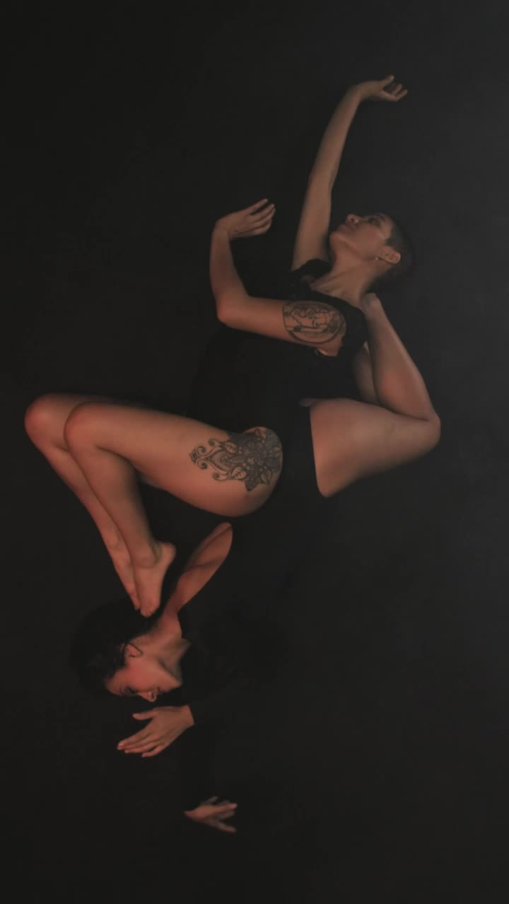 Stock Video Ballerinas On The Floor Top Full Shot Live Wallpaper For PC