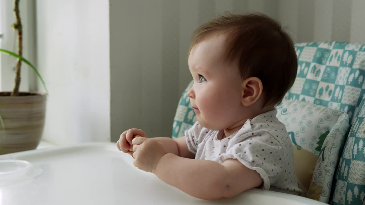 Stock Video Baby Sitting In A Chair Live Wallpaper For PC