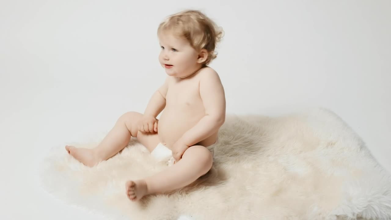 Stock Video Baby In Photo Studio Live Wallpaper For PC