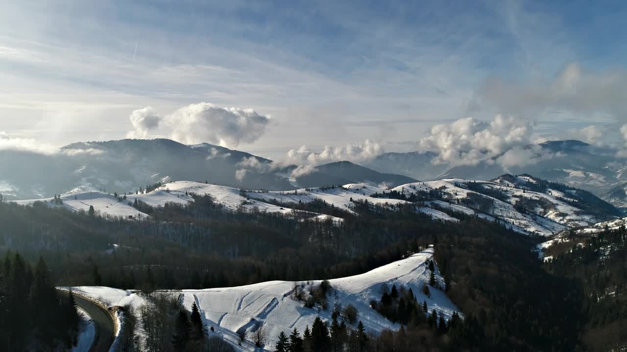 Stock Video Awesome Winter Landscape Zoom Shot Live Wallpaper For PC