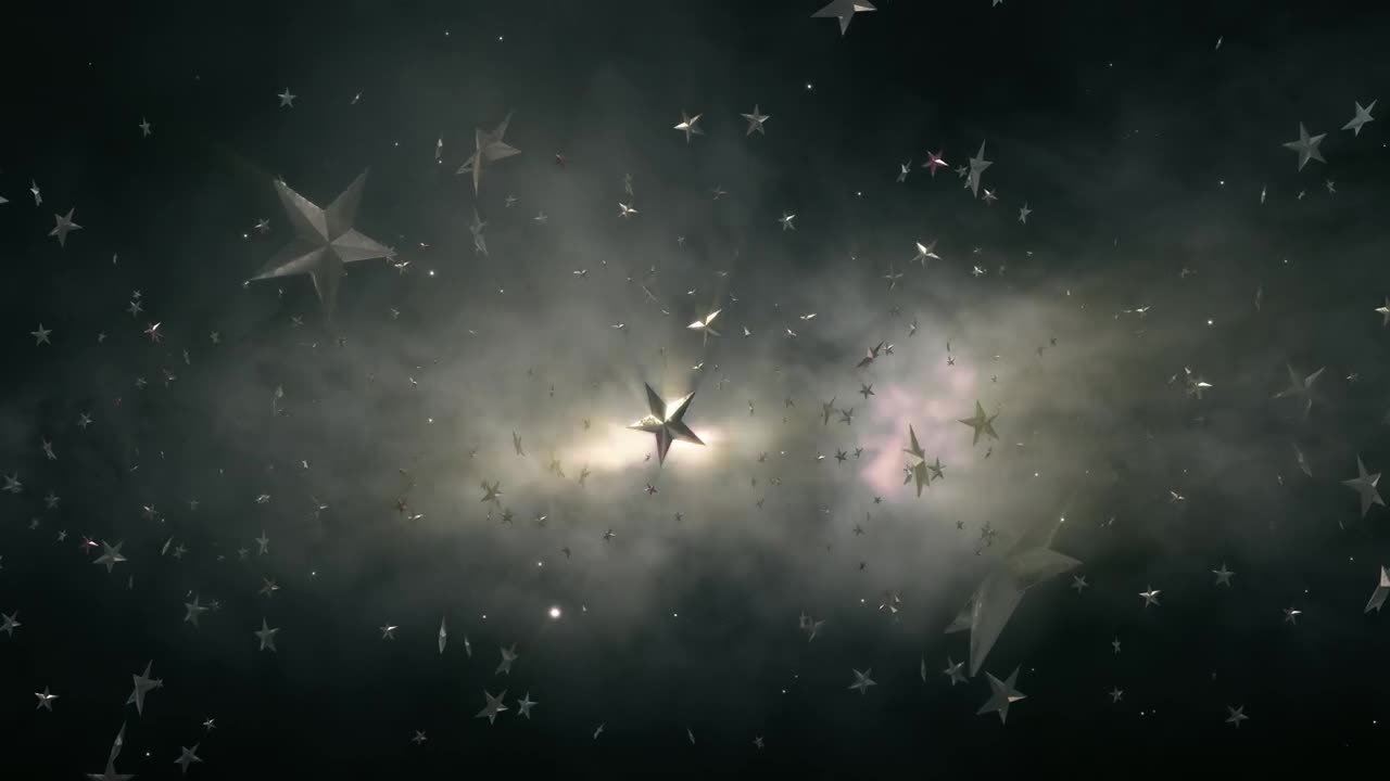 Stock Video Award Stars Floating In Space Live Wallpaper For PC