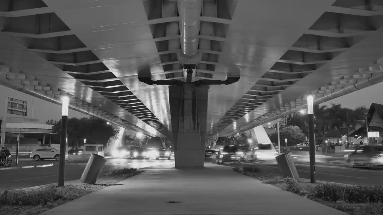 Stock Video Avenues Under A Peripheral Road At Night Live Wallpaper For PC