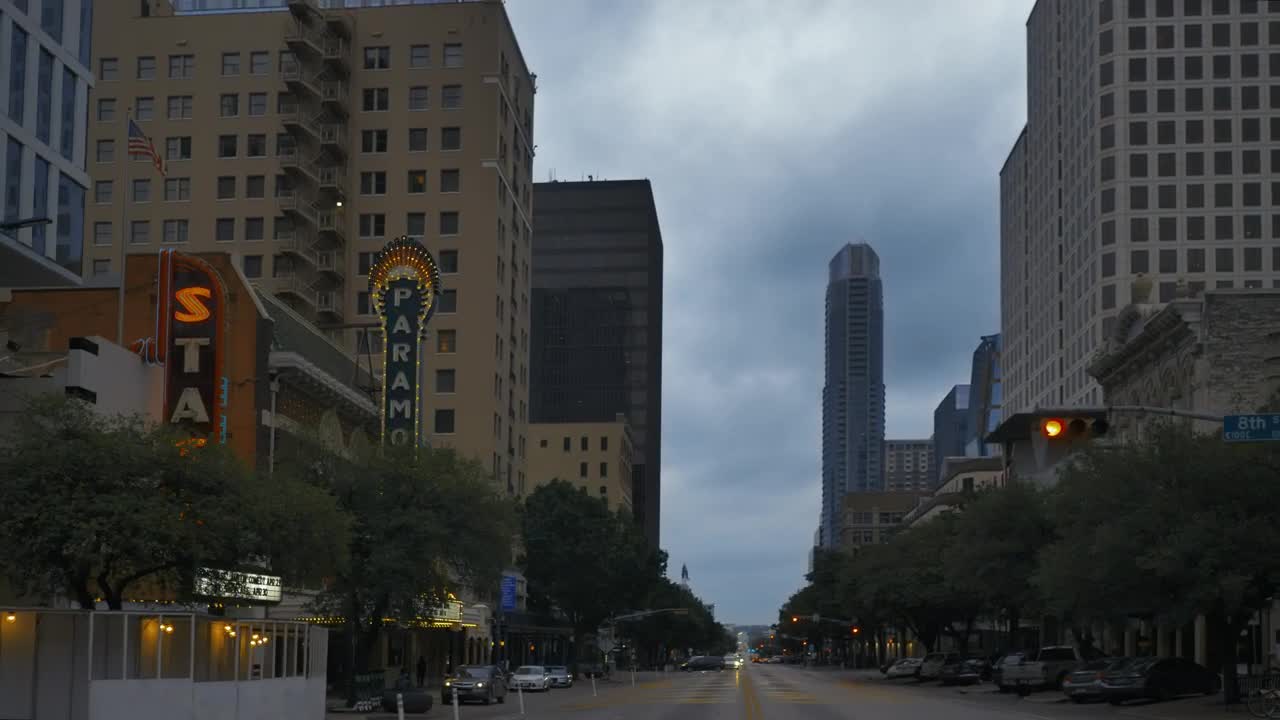 Stock Video Avenue Of A Big City With Big Buildings Live Wallpaper For PC