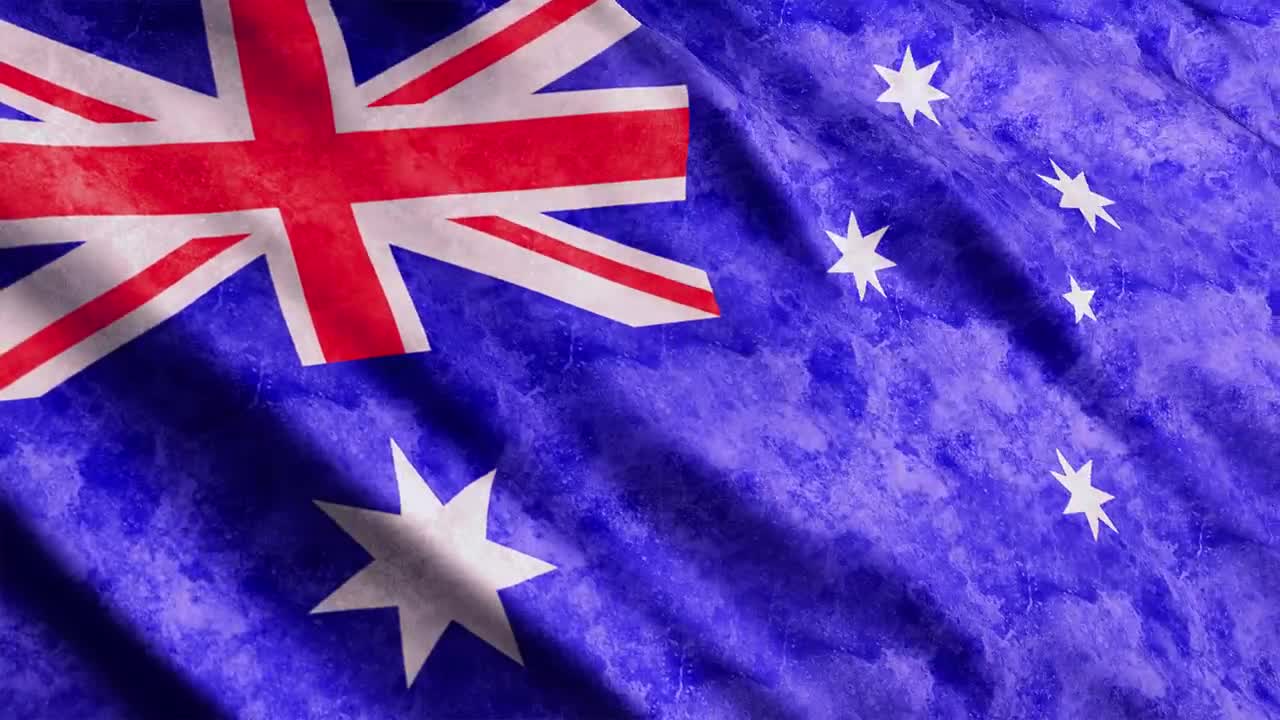Stock Video Australia Flag Waving Live Wallpaper For PC