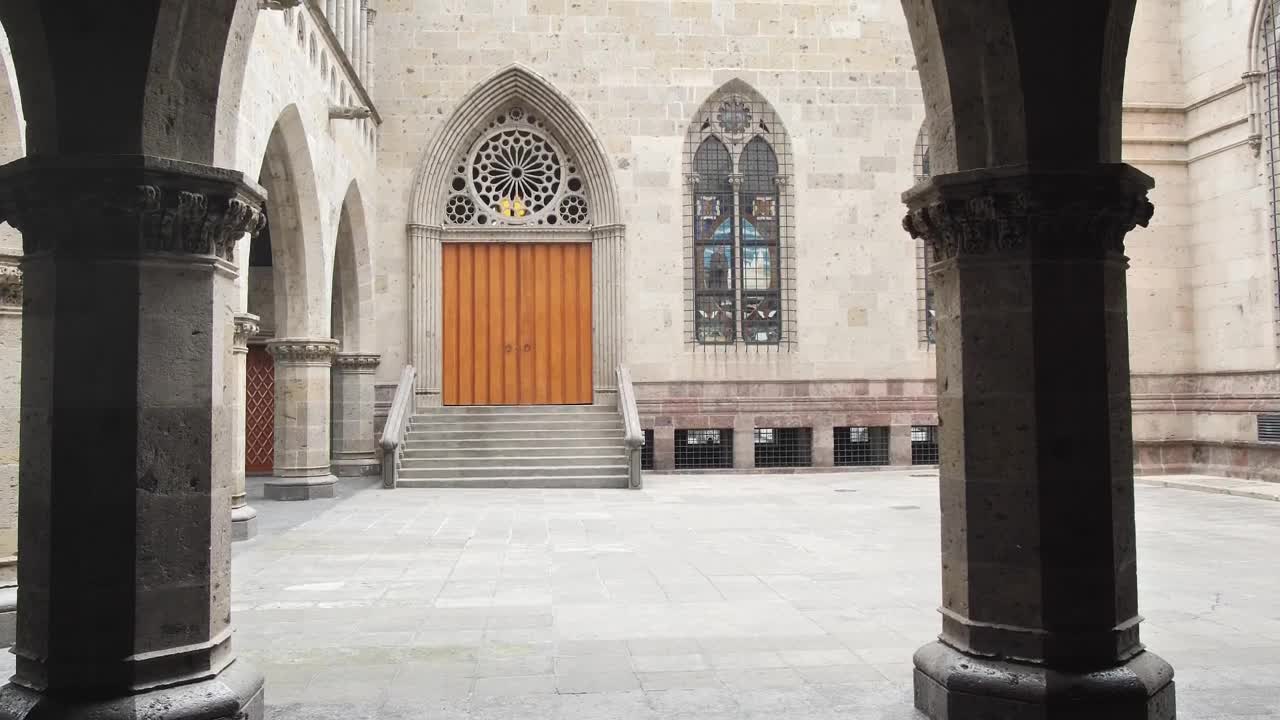 Stock Video Atrium Inside A Gothic Church Live Wallpaper For PC