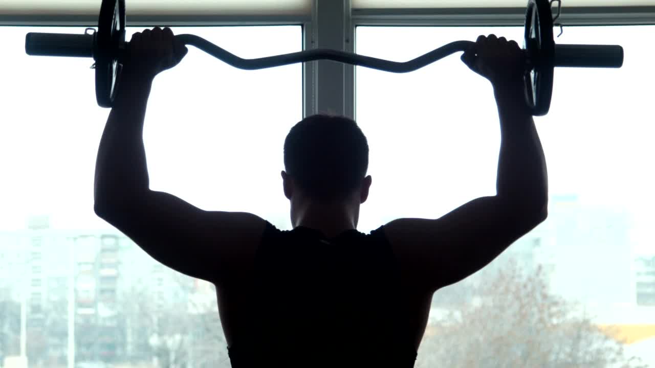 Stock Video Athlete Training With A Barbell Live Wallpaper For PC