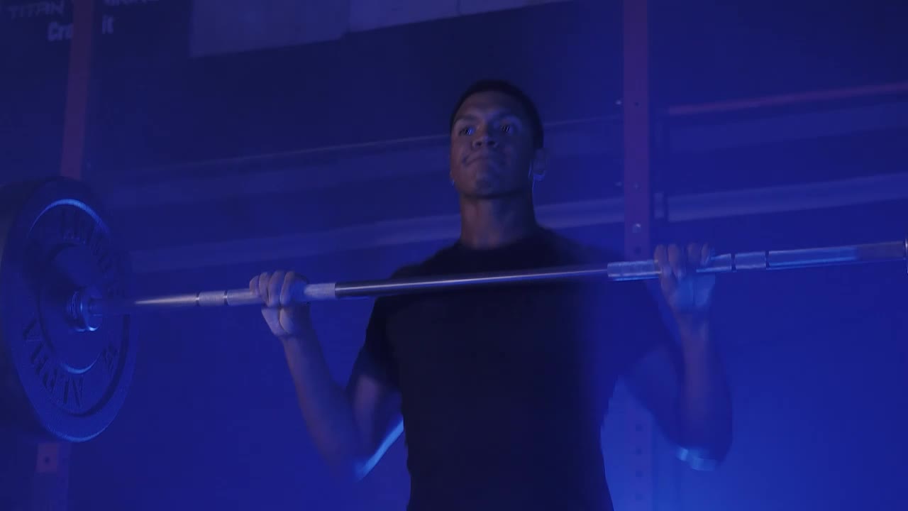 Stock Video Athlete Lifting Weights In A Crossfit Gym Live Wallpaper For PC