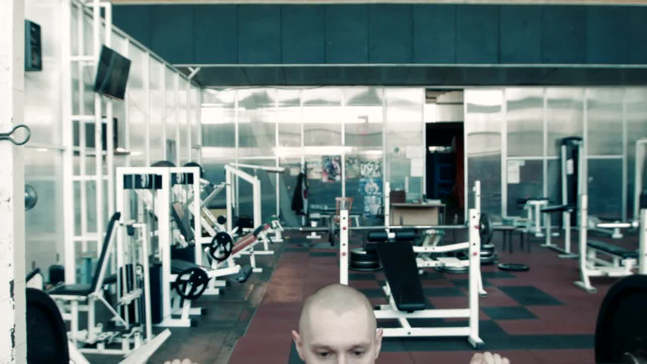 Stock Video Athlete Lifting A Heavy Weight Bar Live Wallpaper For PC