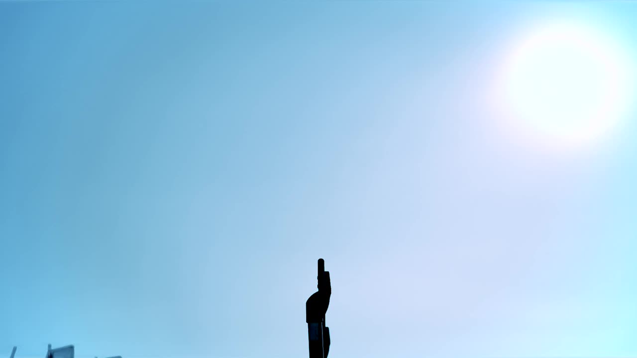 Stock Video Athlete Jumping Hurdles On A Sunny Day Live Wallpaper For PC