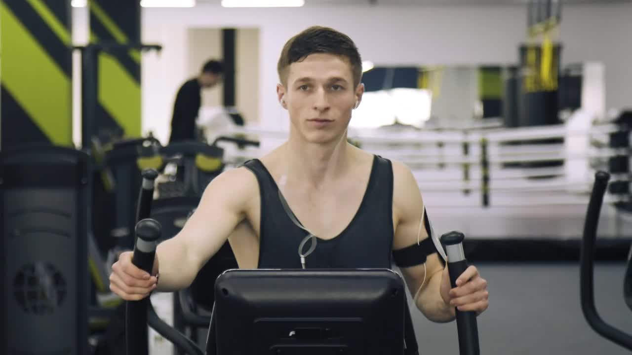 Stock Video Athlete Doing Cardio To Lose Weight Live Wallpaper For PC