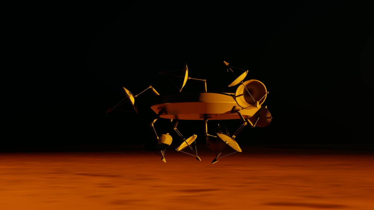 Stock Video Artifact With Antennas On An Alien Planet Live Wallpaper For PC