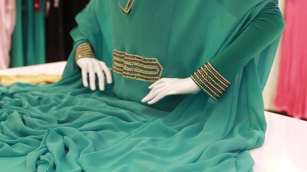 Stock Video Arranging A Pair Of Elegant Slippers And A Dress Live Wallpaper For PC