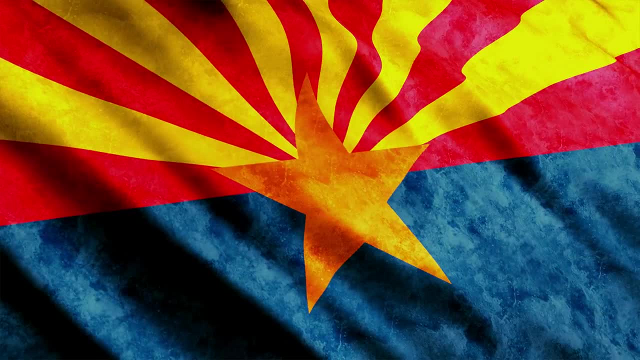 Stock Video Arizona State Flag d Animation Live Wallpaper For PC