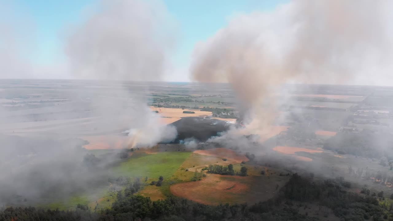 Stock Video Area Covered In Smoke From A Fire Live Wallpaper For PC