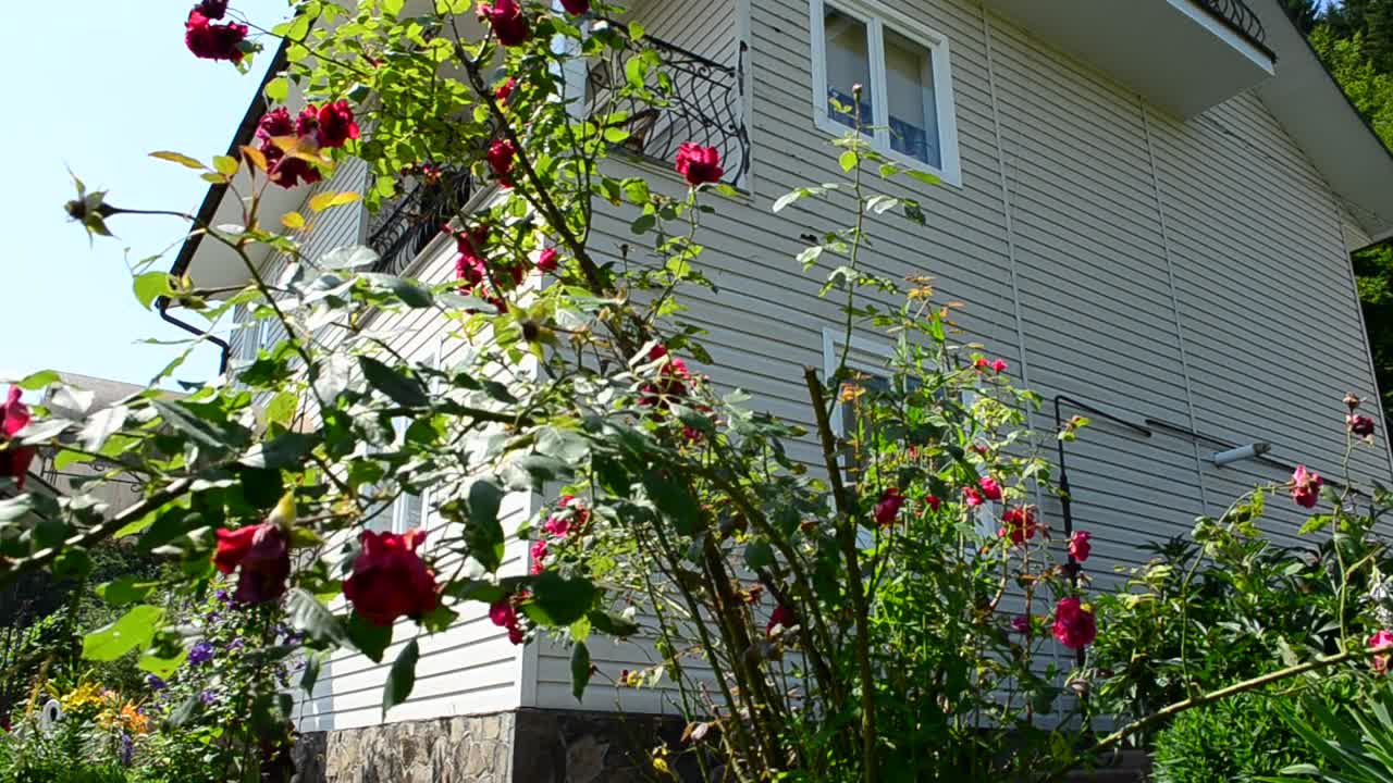 Stock Video Architecture Of A House With Balcony Live Wallpaper For PC