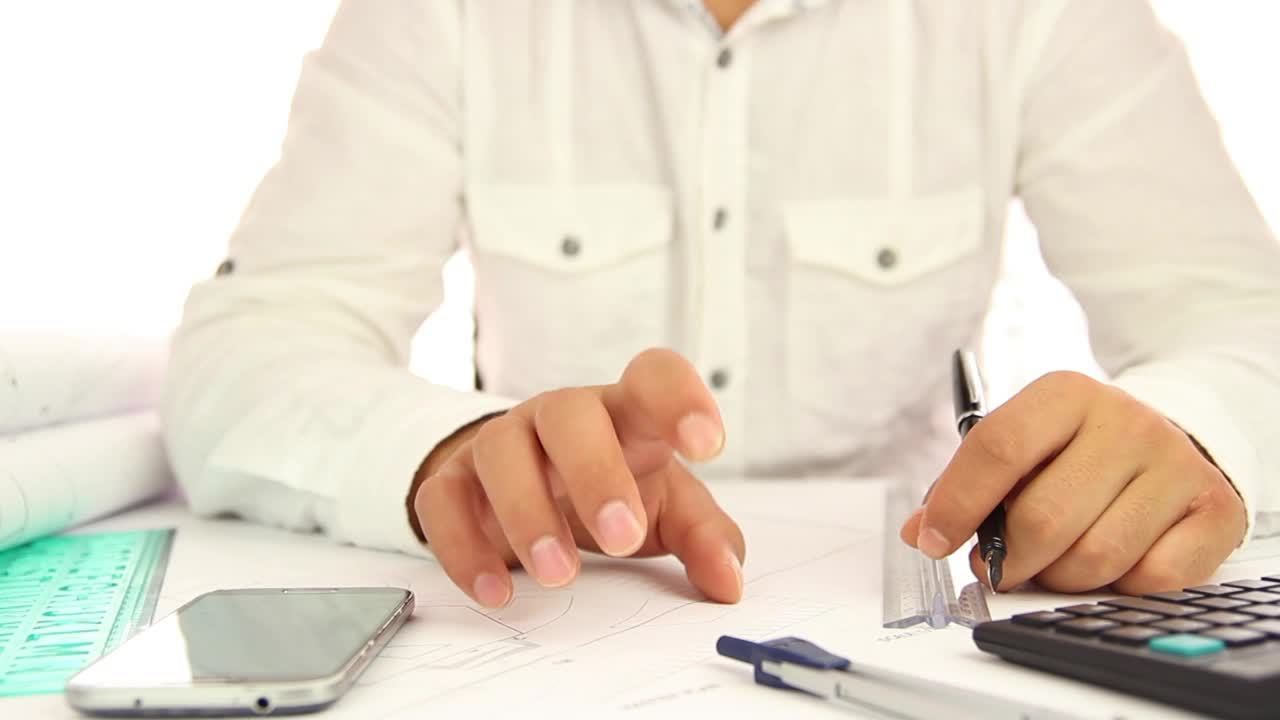 Stock Video Architect In His Studio Thinking Ideas Live Wallpaper For PC