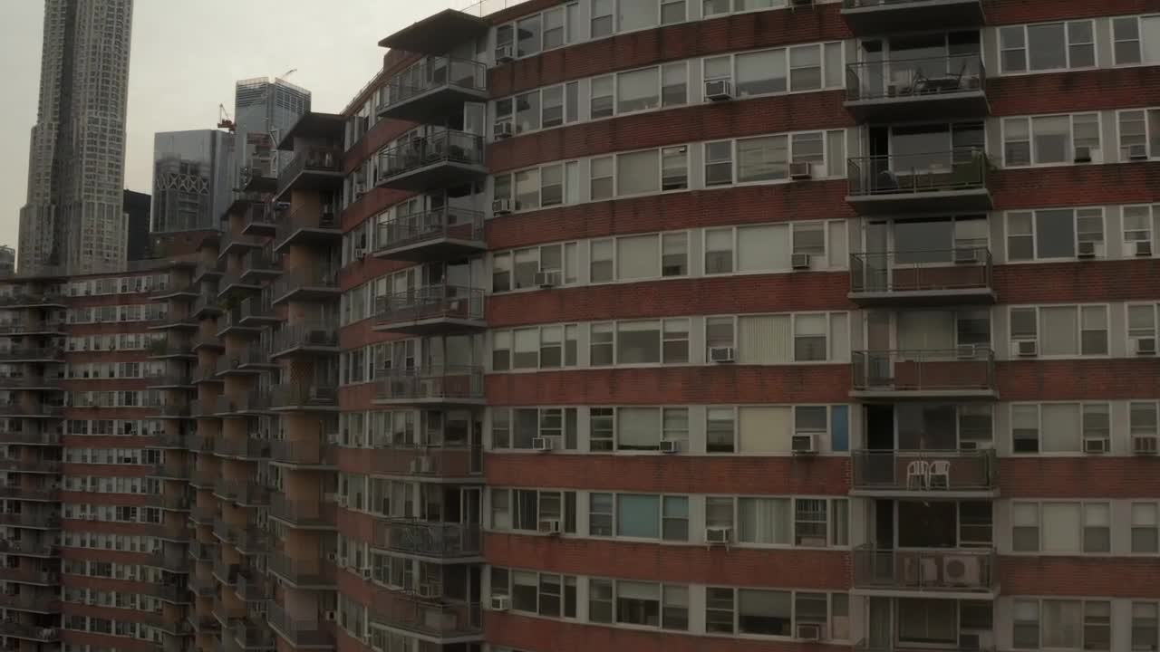 Stock Video Apartment Buildings And Skyscrapers In New York Live Wallpaper For PC