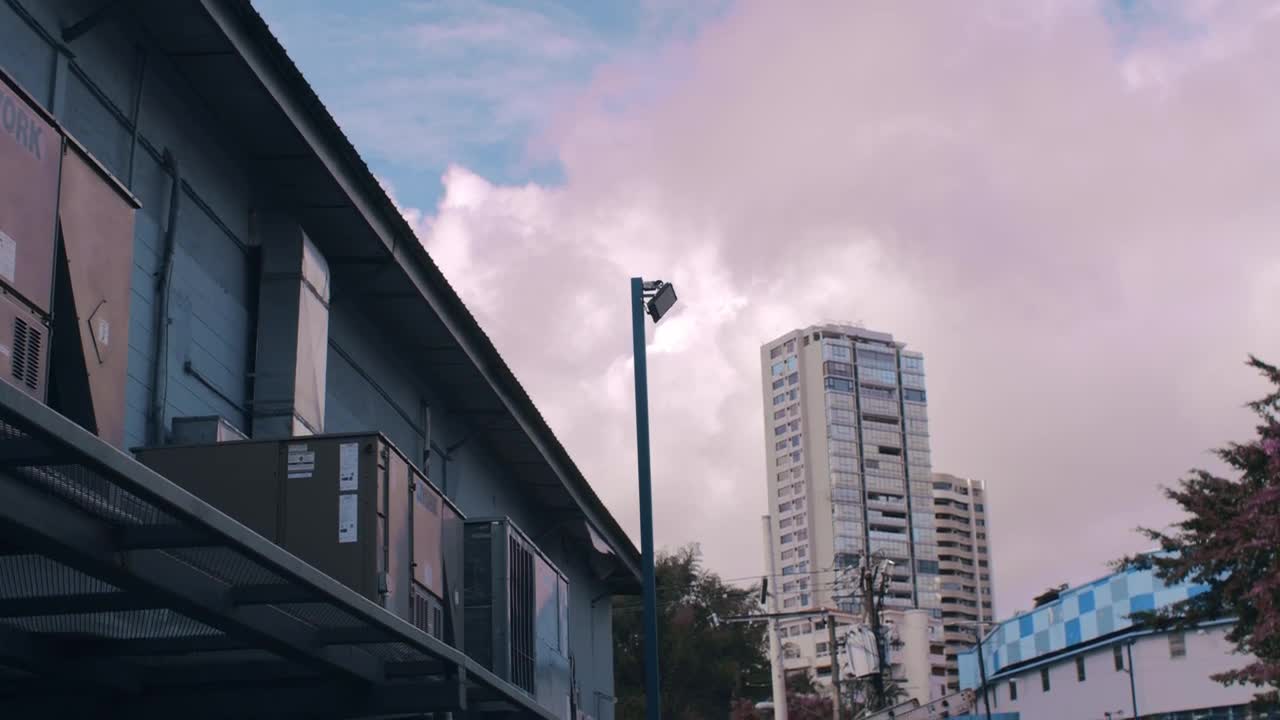 Stock Video Apartment Building On A Cloudy Day Live Wallpaper For PC