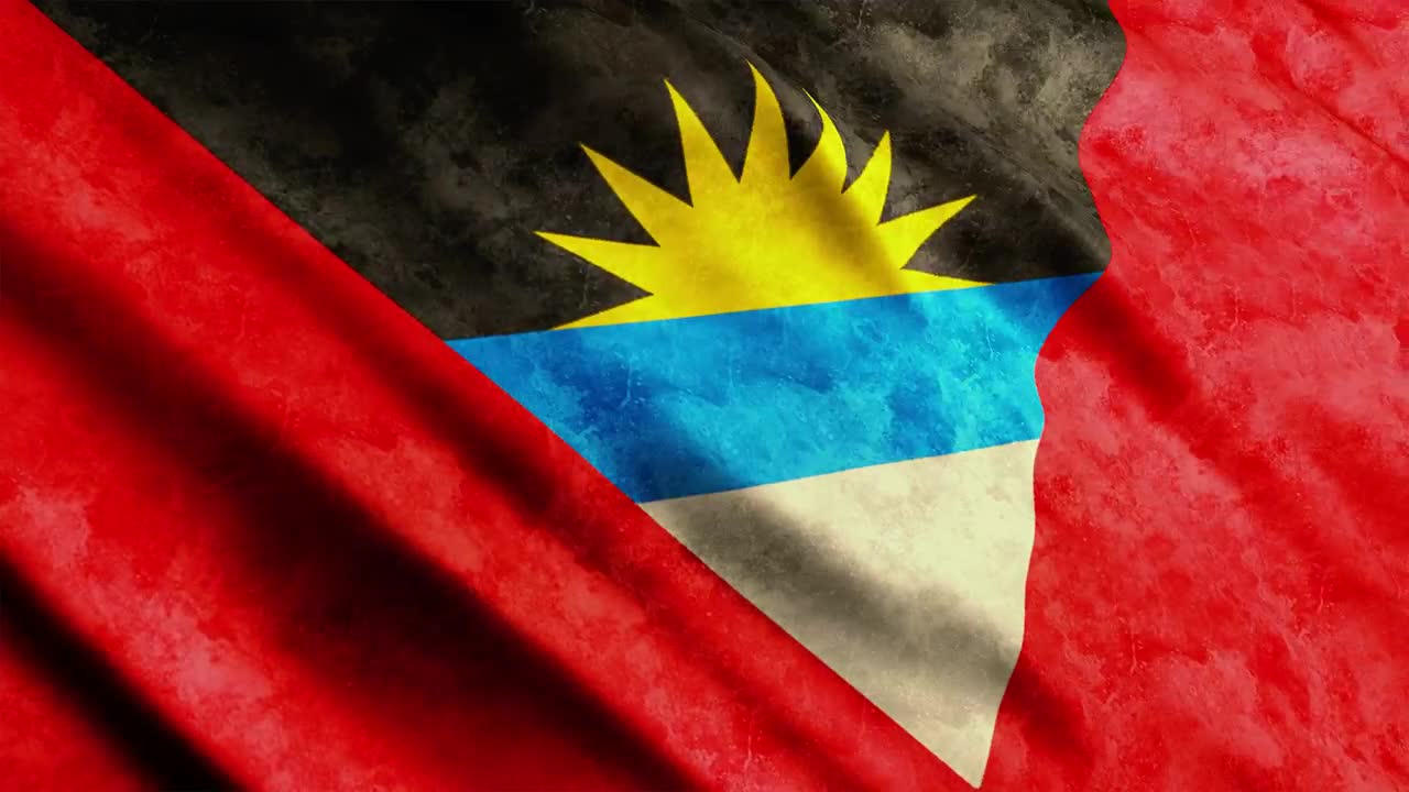 Stock Video Antigua And Barbuda Waving Flag Live Wallpaper For PC