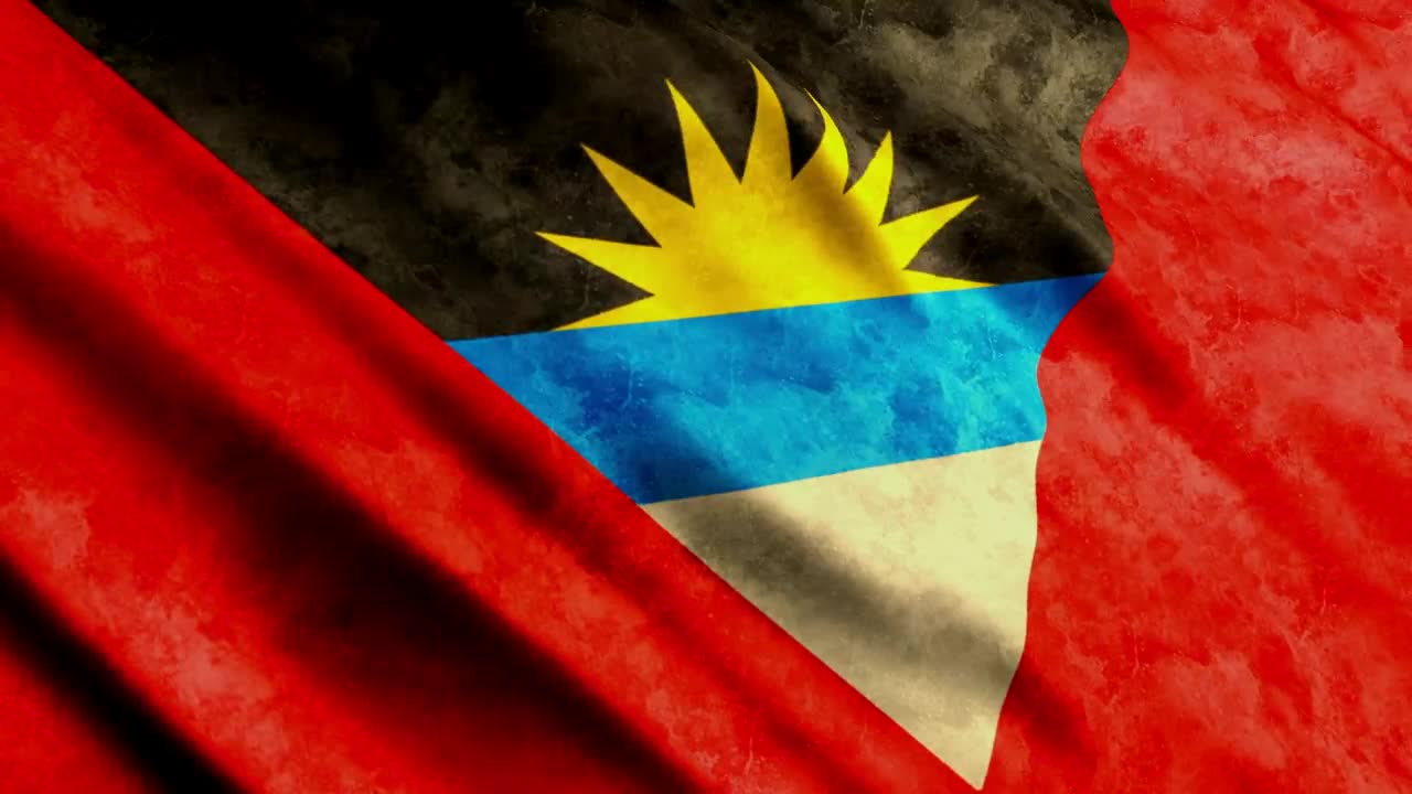 Stock Video Antigua And Barbuda Flag Waving Live Wallpaper For PC