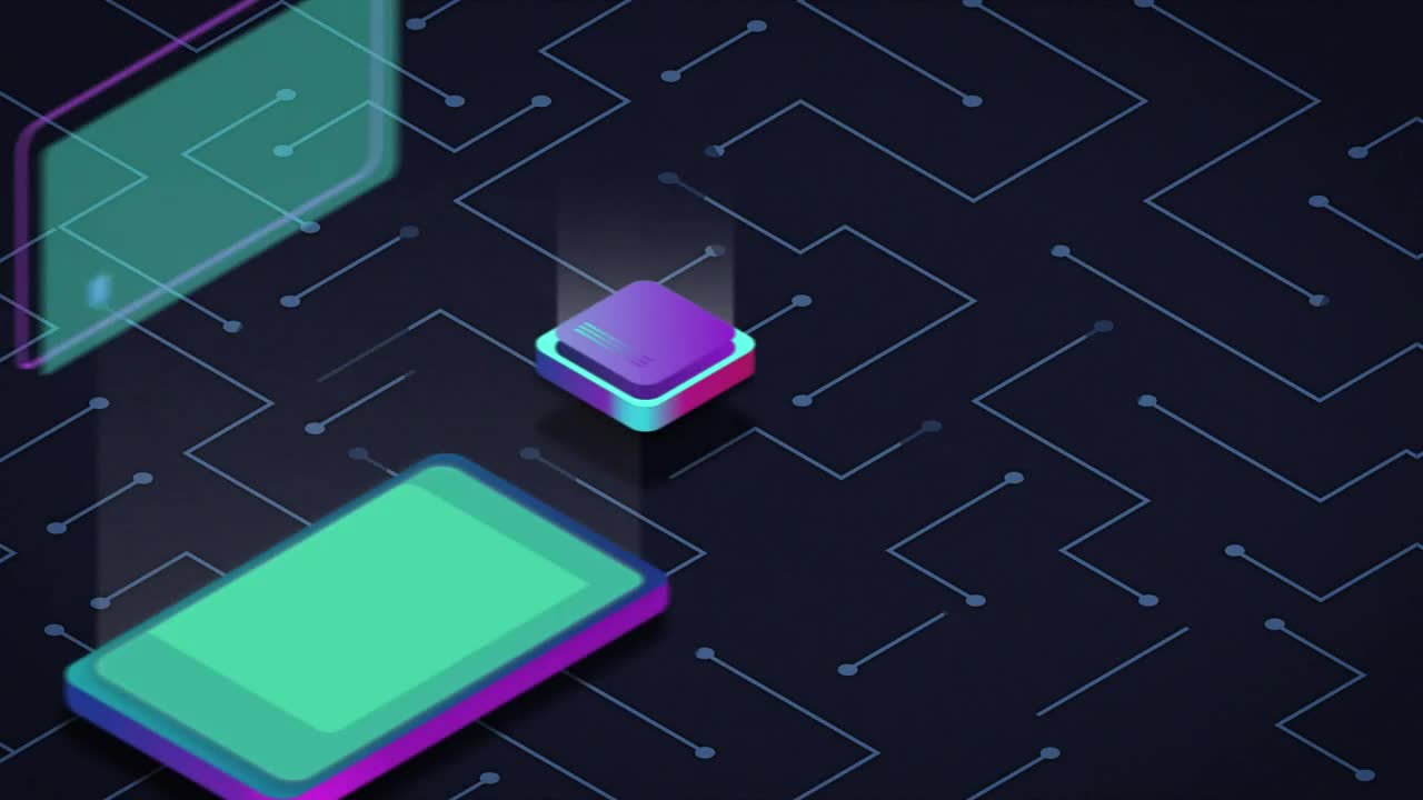 Stock Video Animation Of Futuristic Devices Live Wallpaper For PC