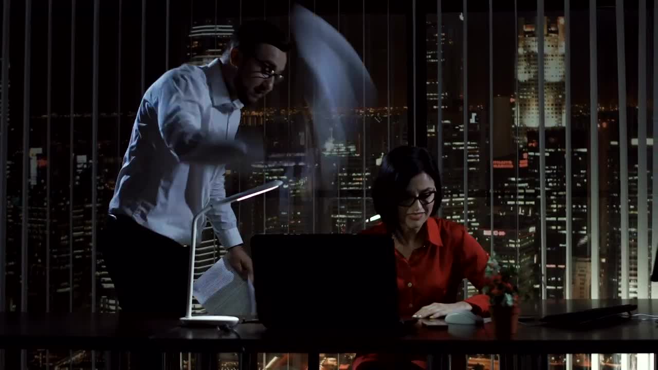 Stock Video Angry Man Screaming To His Secretary In The Office Live Wallpaper For PC