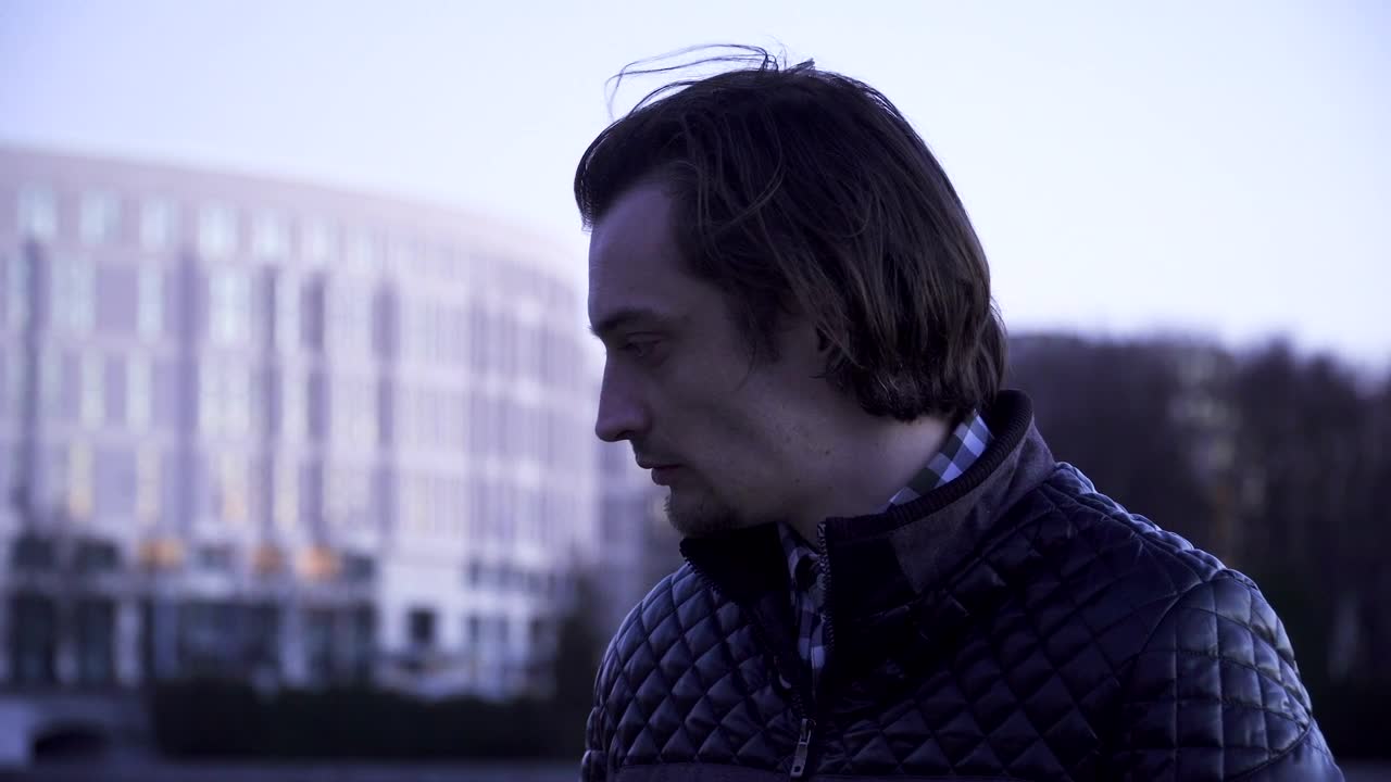 Stock Video Angry Man Looking Towards The Camera Live Wallpaper For PC