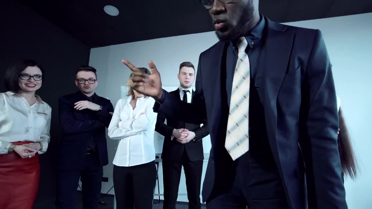 Stock Video Angry Businessman Talking Live Wallpaper For PC