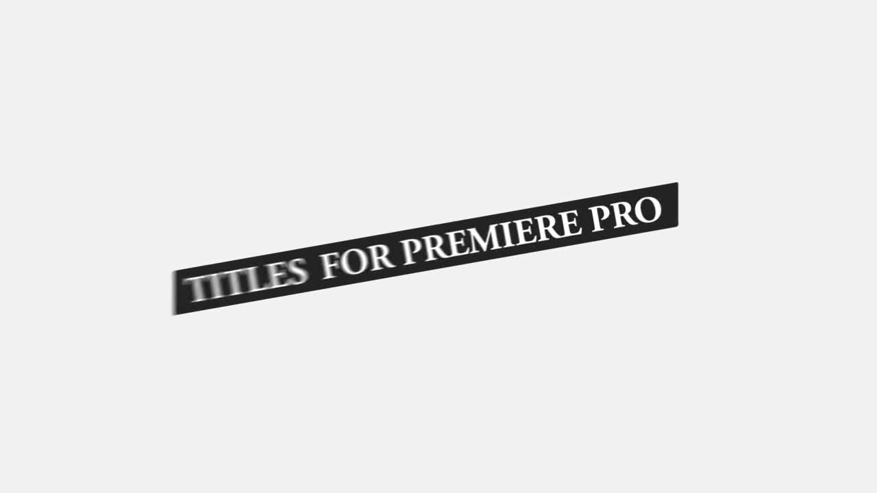 Stock Video Angled Banner Title Live Wallpaper For PC