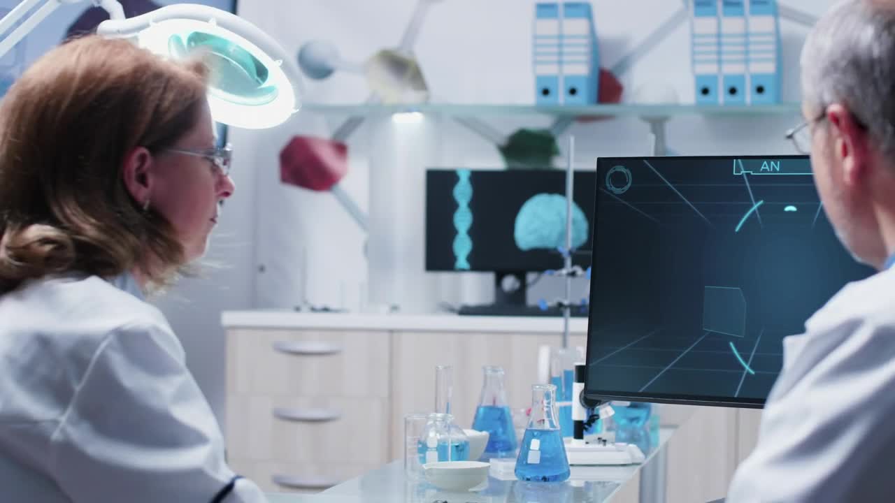 Stock Video Analysing Samples In The Lab Live Wallpaper For PC