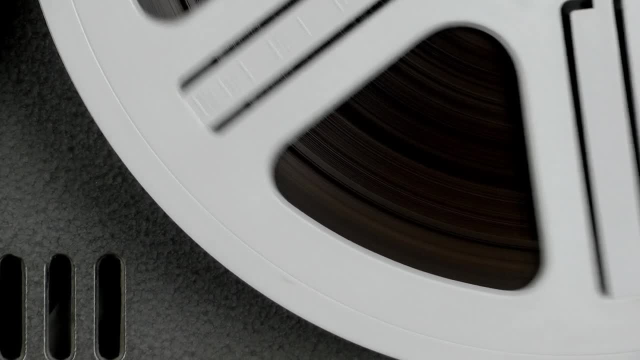Stock Video Analog Audio Tape Being Played Close Up Live Wallpaper For PC