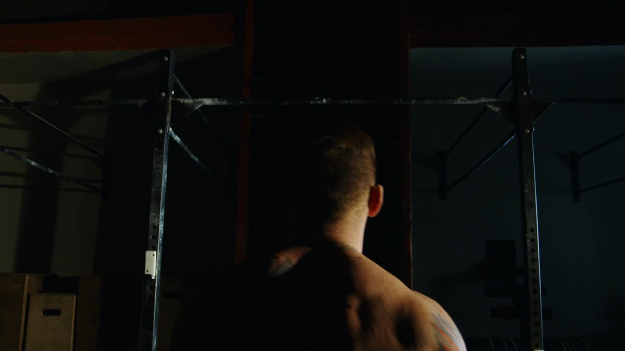 Stock Video An Athlete Doing Exercise In The Bars Live Wallpaper For PC