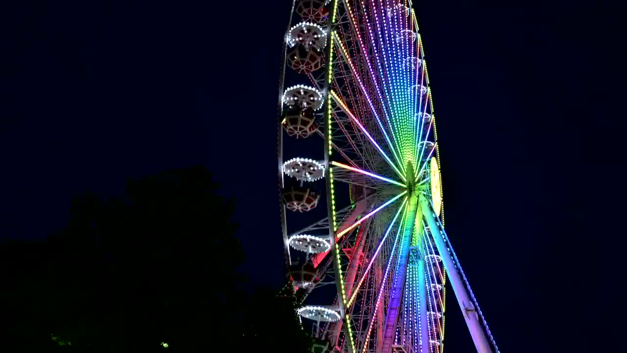 Stock Video Amusement Park Ride Timelapse Live Wallpaper For PC