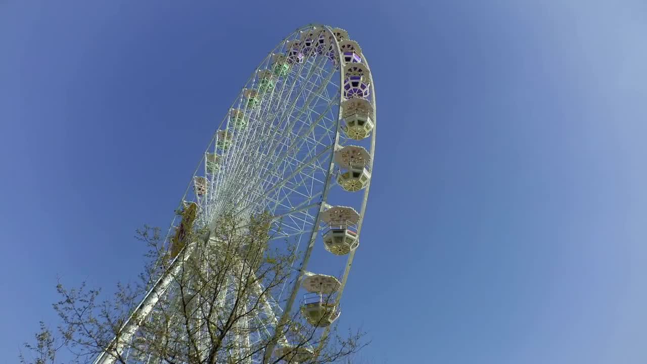 Stock Video Amusement Park Ride In The Day Live Wallpaper For PC