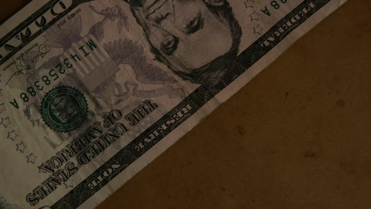 Stock Video American Money Thrown Into The Table Live Wallpaper For PC