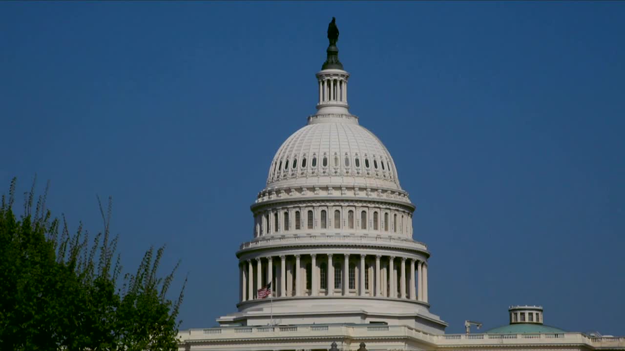 Stock Video American Flag Blowing In The Wind In The White House Live Wallpaper For PC
