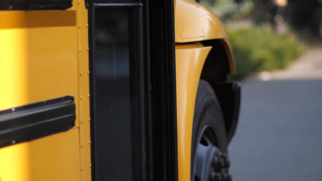 Stock Video American Children Boarding A School Bus Live Wallpaper For PC