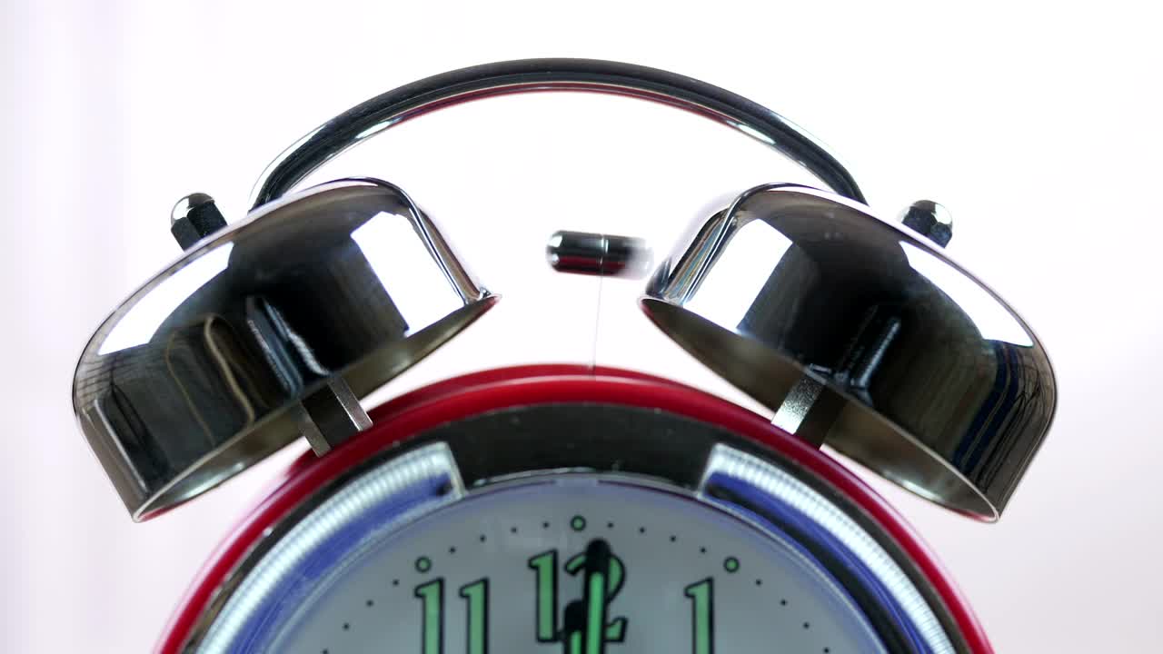 Stock Video Alarm Clock As Its Hammer Rings The Bells Live Wallpaper For PC